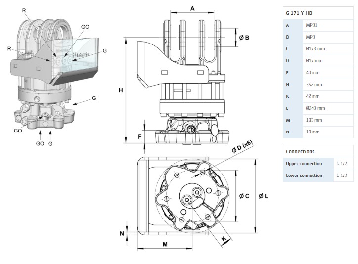 Ротатор G 171 Y HD