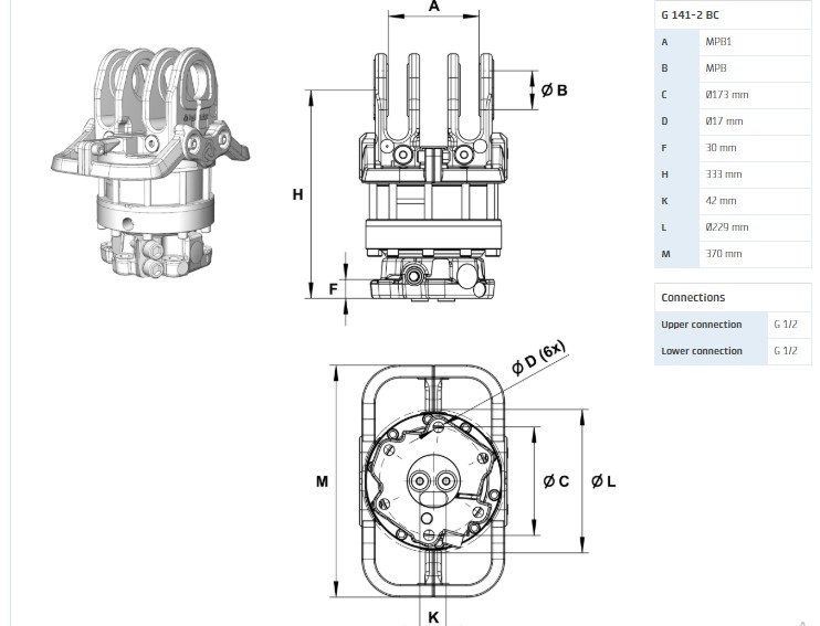 Ротатор G 141-2 BC