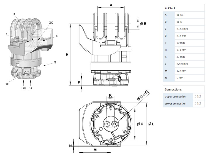 Ротатор G 141 Y