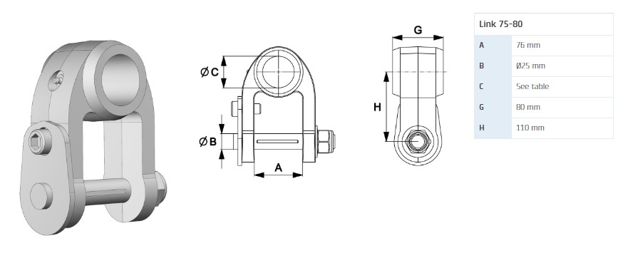 Подвеска INDEXATOR 75-80