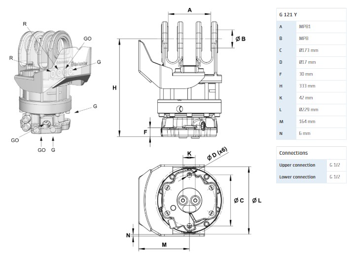 Ротатор G 121 Y