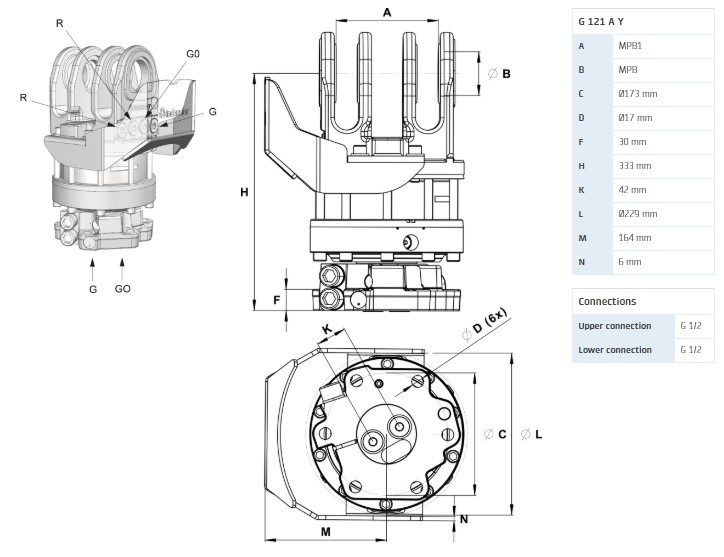 Ротатор G 121 A Y