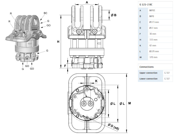 Ротатор G 121-2 BC