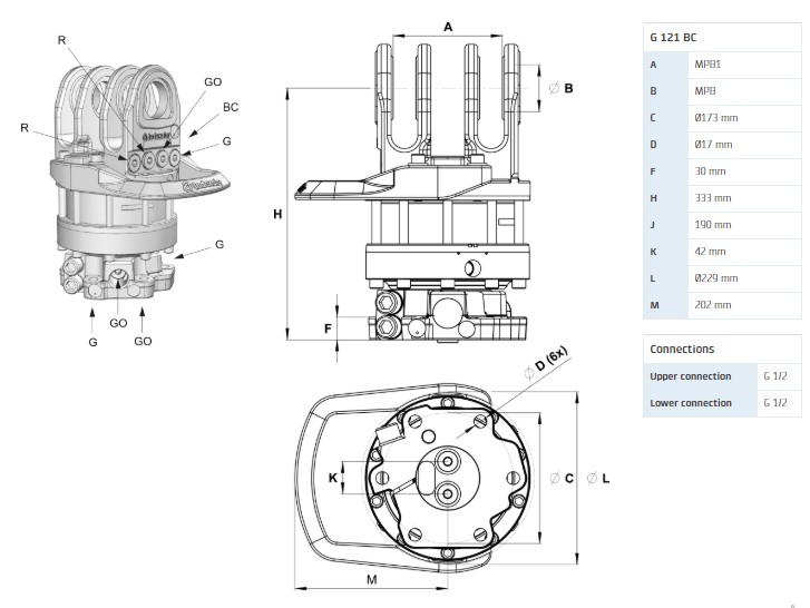 Ротатор G 121 BC