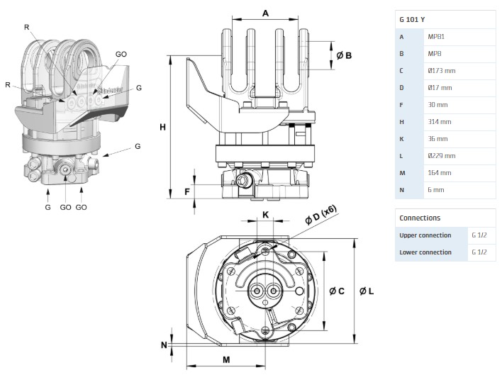 Ротатор G 101 Y