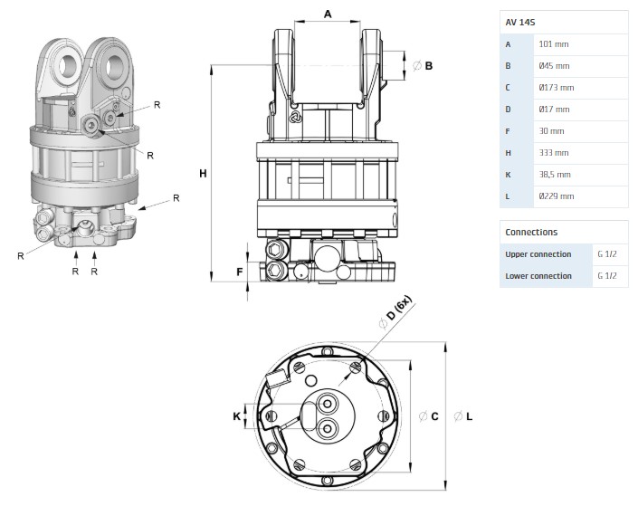 Ротатор AV 14S