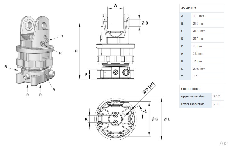Ротатор AV 4E I LS