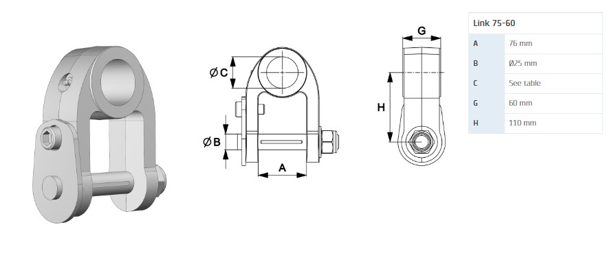 Подвеска INDEXATOR 75-60
