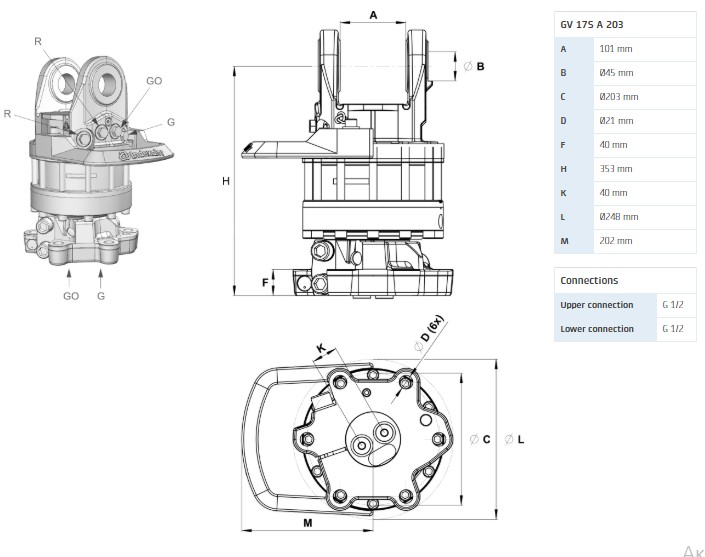 Ротатор GV 17S A 203
