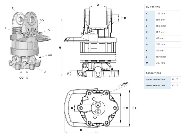 Ротатор GV 17S 203