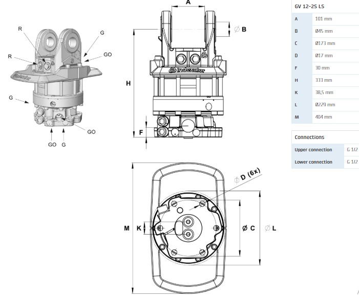 Ротатор GV 12-2S LS