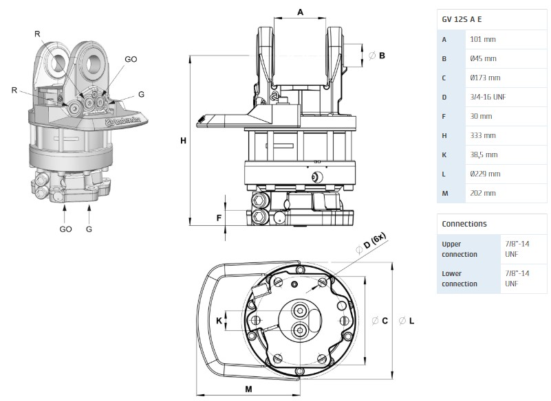 Ротатор GV 12S A E