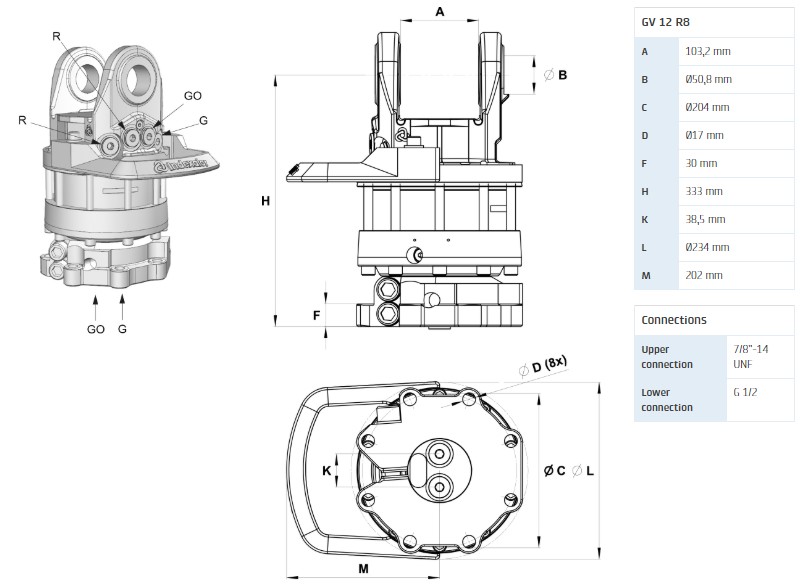 Ротатор GV 12 R8