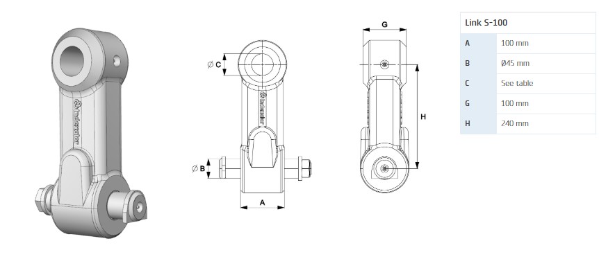Подвеска INDEXATOR S-100