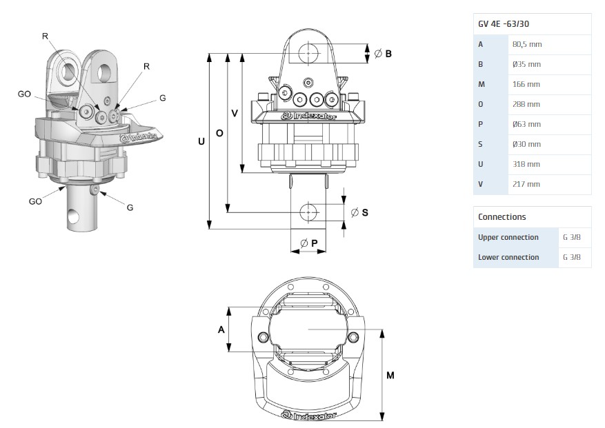 Ротатор GV 4E — 63/30